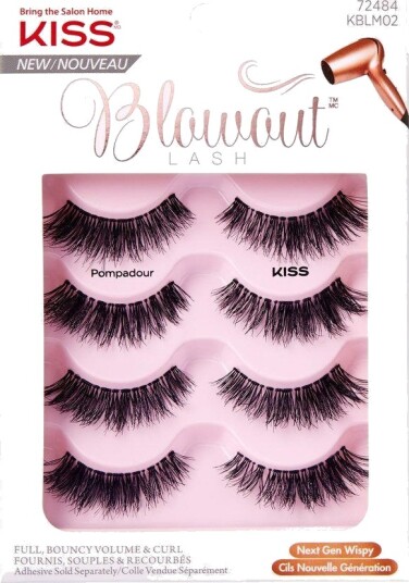 KISS Lash Blowout Pompadour Multi Pack 4pairs KISS Lash Blowout Pompadour Multi Pack 4pairs