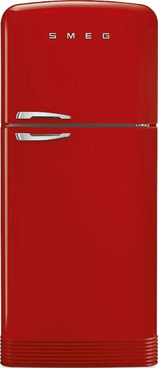Smeg Fab50 Retro Kombiskap Rød med Super-Cool Funksjon