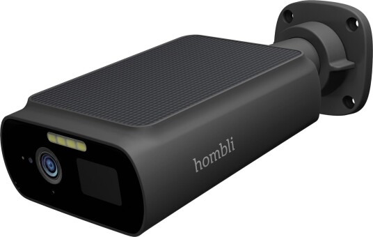 Hombli Smart Solar Cam 2K Overvåkningskamera med solcellepanel Svart Hombli Smart Solar Cam 2K Overvåkningskamera med solcellepanel Svart