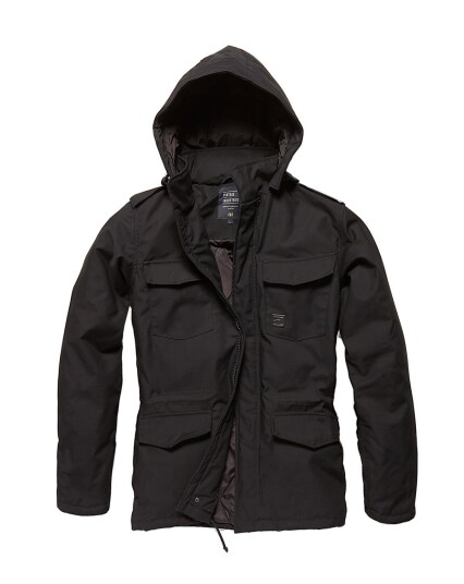 Vintage Industries Darren Parka Jacket Svart