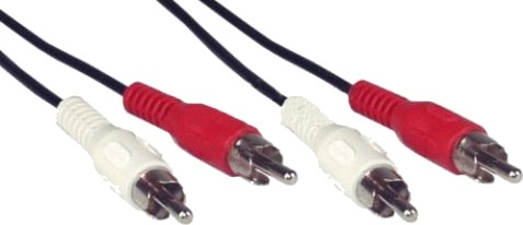 Inline 89938A Hankjønn 2 X Rca Hankjønn 3 M Sort