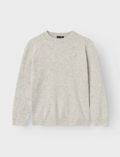 LMTD Nlmlodett Ls O Neck Knit Cream 170 176