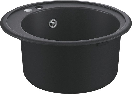 Grohe K200 rund kjøkkenvask Ø51 cm, sort Grohe K200 rund kjøkkenvask Ø51 cm, sort