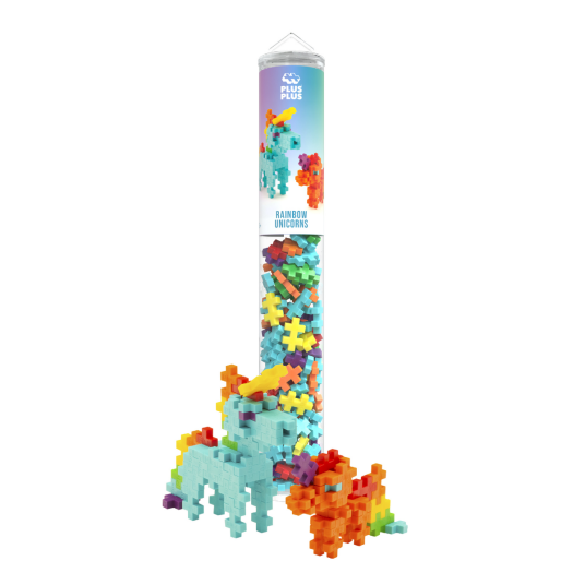Plus Plus Rainbow Unicorns 100 Stk Rør Multi Patterned One Size Plus Plus Rainbow Unicorns 100 Stk Rør Multi Patterned One Size
