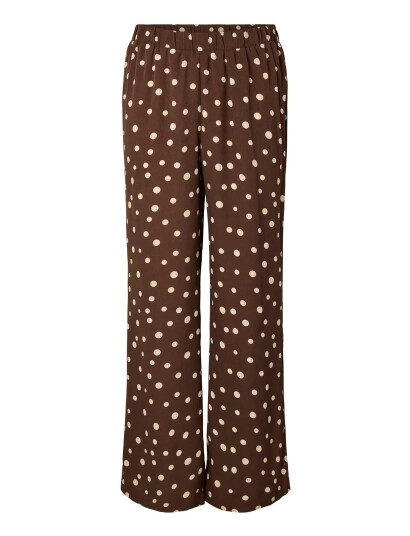 Pieces Pcmokka Mw Flared Pants Wvn D2D Pp Brown S