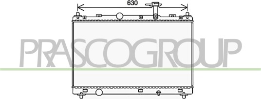 PRASCO SZ362R001 Radiator motorkjøling