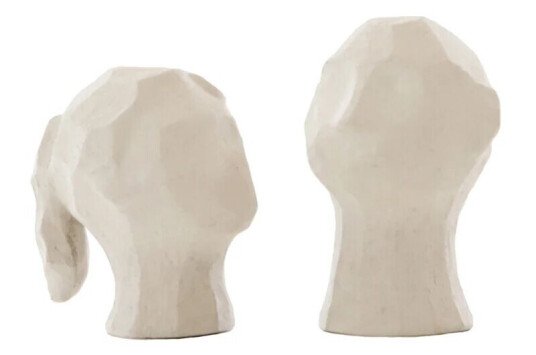 Cooee Design Benedict og Amal skulptur Limestone