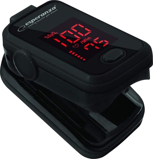 Esperanza Digitalt pulsoksymeter svart Esperanza Digitalt pulsoksymeter svart