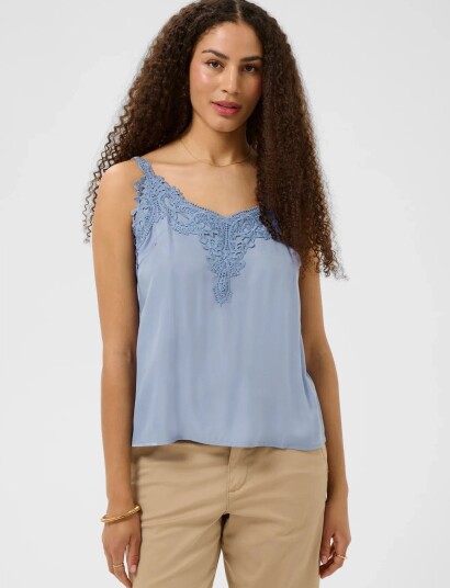 Cream Cranna Top Blue 40 Cream Cranna Top Blue 40