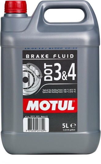 MOTUL DOT 3 & 4 Bremsevæske 5 liter