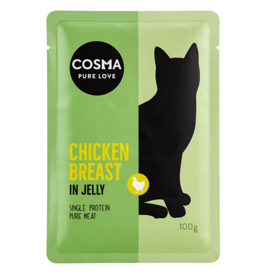 Cosma Økonomipakke Original Porsjonsposer 24 X 100 G Kyllingbryst