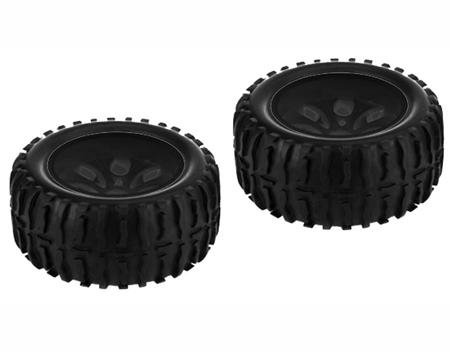 HSP-08010N Tires on black wheels