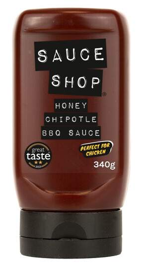 Sauceshop   BBQ saus honning chipotle 340 ml