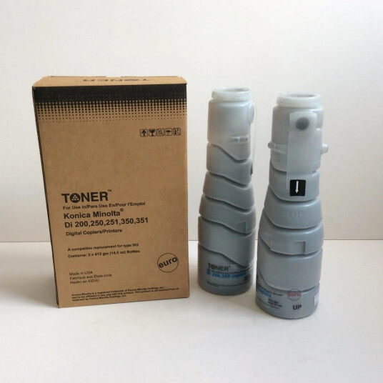 TB Toner Sort (11.000 sider/2x413g) erstatter Konica-Minolta 8936-404 TB Premium toner