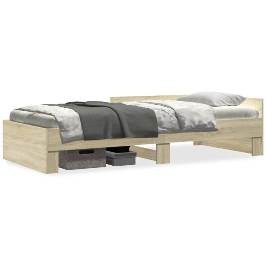  Sengeramme sonoma eik 75x190 cm konstruert tre 8721102822100