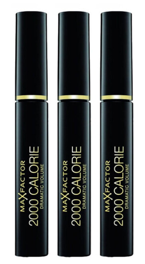 3-pack Max Factor 2000 Calorie Mascara Black 9ml 3-pack Max Factor 2000 Calorie Mascara Black 9ml