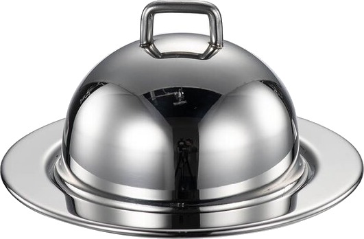 Modern House Lundi mini serveringsklokke blank