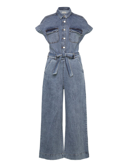 Lollys Laundry Mathildell Jumpsuit Ss - Blue - M Lollys Laundry Mathildell Jumpsuit Ss - Blue - M