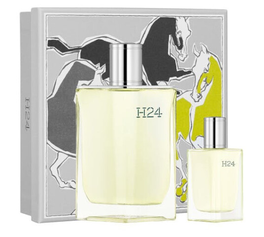 Hermès H24 Gavesett Parfyme 100 ml + Mini Eau De Toilette 12,5 ml Hermès H24 Gavesett Parfyme 100 ml + Mini Eau De Toilette 12,5 ml