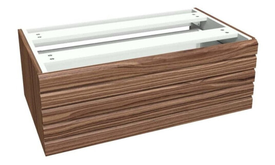 Vikingbad Sideskap Stav MIE Demi - Mål: B(60-90)Xh46xd29 cm Valnøtt / 80cm