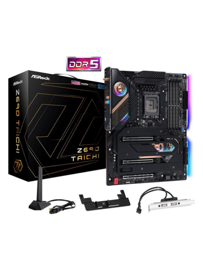 ASRock Z690 Taichi - Intel Z690 - Intel LGA1700 socket - DDR5 RAM - ATX