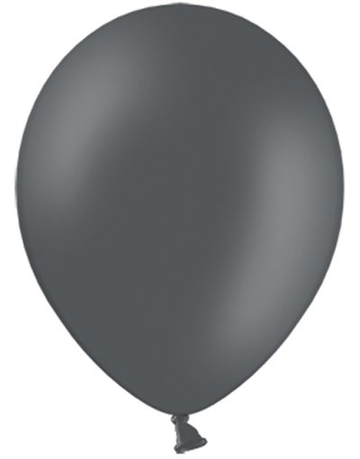 100 stk 30 cMEGAPACK Mørk Grå Ballonger