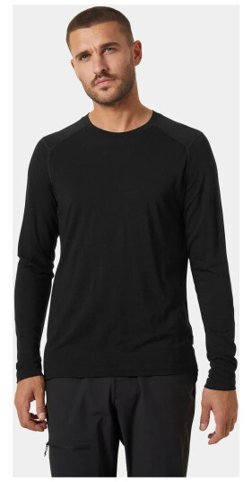 Helly Hansen Men’s HH Durawool Crew Long Sleeve Svart S