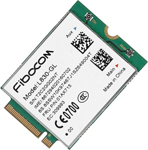 Fibocom L830 GL 4G LTE Cat6 WWAN NGFF M.2 Modul – Mobilnett