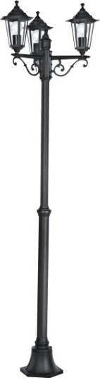 Eglo Laterna 4 Utendørs Gulv /Stolpe Lampe I Sort Med Klart Glass 3 L Eglo Laterna 4 Utendørs Gulv /Stolpe Lampe I Sort Med Klart Glass 3 L