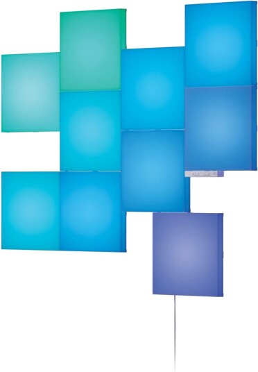 Nanoleaf Blocks teksturert firkant tilleggssett N8100K02 10BS 10 pk