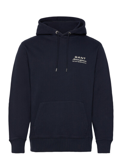 GANT Small Graphic Hoodie Navy L GANT Small Graphic Hoodie Navy L
