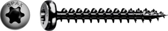 Spax Universalskruer T15 Halvrundt Hode Blax 0201040350153 3,5 X 15 Mm 200 Stk 0201040350153