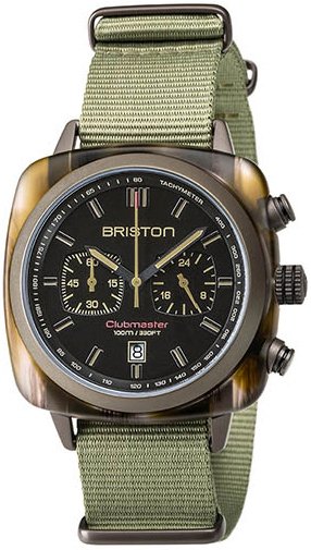 Briston Herreklokke 18142 PKAM TJS 19 NJ Clubmaster Sort/Tekstil Briston Herreklokke 18142 PKAM TJS 19 NJ Clubmaster Sort/Tekstil