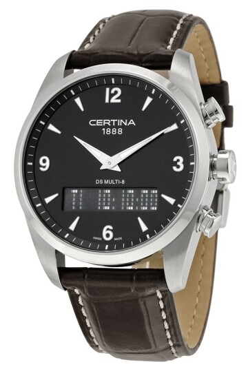 Certina Herreklokke C020.419.16.057.00 DS Multi 8 Sort/Lær Ø42 mm