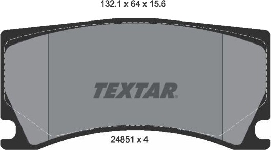 TEXTAR 2485101 Bremseklosser TEXTAR 2485101 Bremseklosser