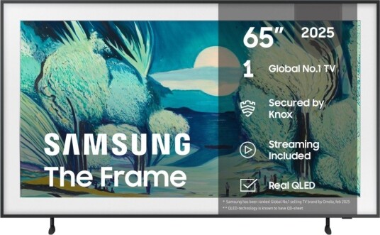 Samsung The Frame 65" QLED 4K Smart TV med Art Mode TQ65LS03FAUXXC Samsung The Frame 65" QLED 4K Smart TV med Art Mode TQ65LS03FAUXXC
