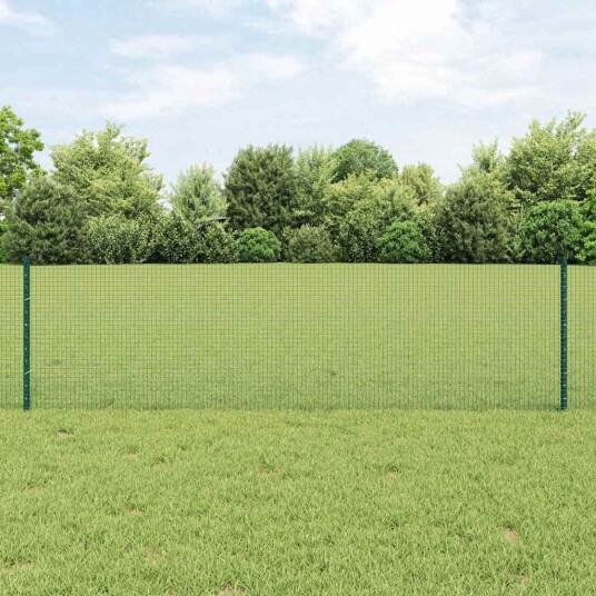Gjerde med innlegg. grønn 0.6 x 50 m Stål