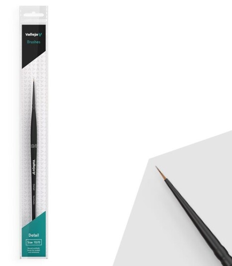 Vallejo Pensel - Round Brush Synthetic 10/0 Vallejo Pensel - Round Brush Synthetic 10/0