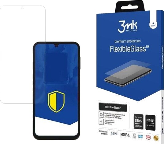 3Mk FlexibleGlass Skjermbeskytter til Samsung Galaxy A24 4G, Ultratynn og Ripebestandig
