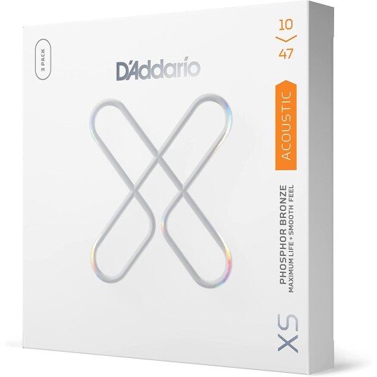 D'Addario Xsapb1047-3p Xs Phos.Bronze (010-047) 3-Pakning