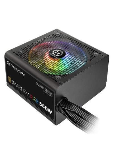 Thermaltake Smart BX1 RGB 550W Strømforsyning (PSU) - 550 Watt - 120 mm - 80 Plus Bronze sertifisert