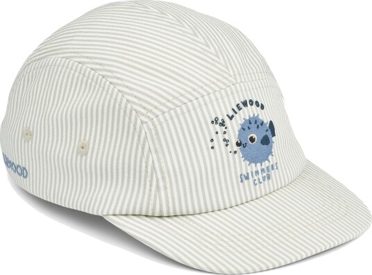 Liewood Rory Seersucker Cap   Khaki green   53
