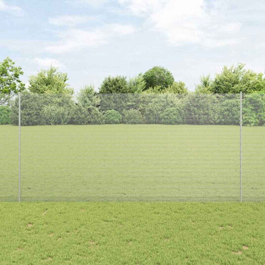 Gjerde med innlegg. sølv 1.6 x 25 m Stål