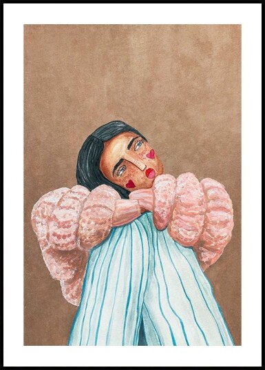Dreaming girl Plakat Plakat / 30x40cm