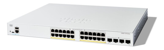 Cisco Catalyst 1200-24Fp-4G - Switch - L3 - Smart - 24 X 10/100/1000 (Poe+) + 4 X Gigabit Ethernet Sfp - Rackmonterbar - Poe+ (375 W)