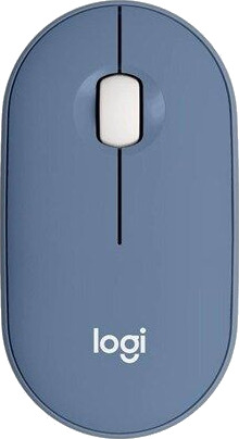 Logitech Pebble M350 - Mus - Optisk - 3 knapper - Blå