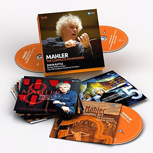 Gustav Mahler, Berliner Philharmoniker, City Of Birmingham Symphony Orchestra, Simon Rattle  Mahler: The Complete Symphonies  CD