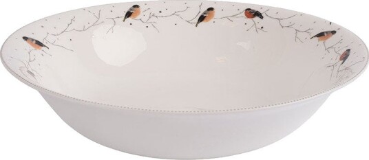 Hadeland Glassverk Dompap: Serveringsfat Dyp 25cm Hadeland Glassverk Dompap: Serveringsfat Dyp 25cm