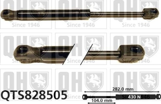 Gassfjær, motorpanser QUINTON HAZELL QTS828505