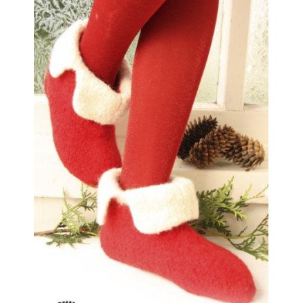 Santa Toe by DROPS Design Tøfler Filtet Strikkeoppskrift str 21 48